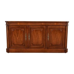 Baker Furniture French Regency Louis XVI Sideboard or Bar Cabinet, Circa 1960s