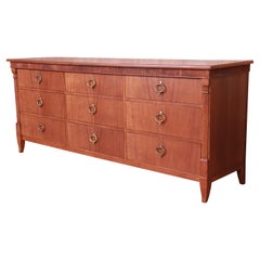 Baker Furniture French Regency Louis XVI Walnut Dresser or Credenza, Refinished