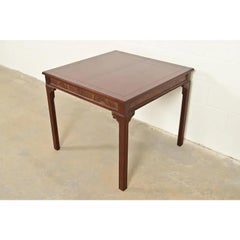 Baker Furniture Georgian Banded Mahogany Extension Dining Table