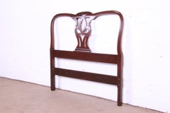 Baker Furniture Georgian Carved Mahogany Twin Size Headboard