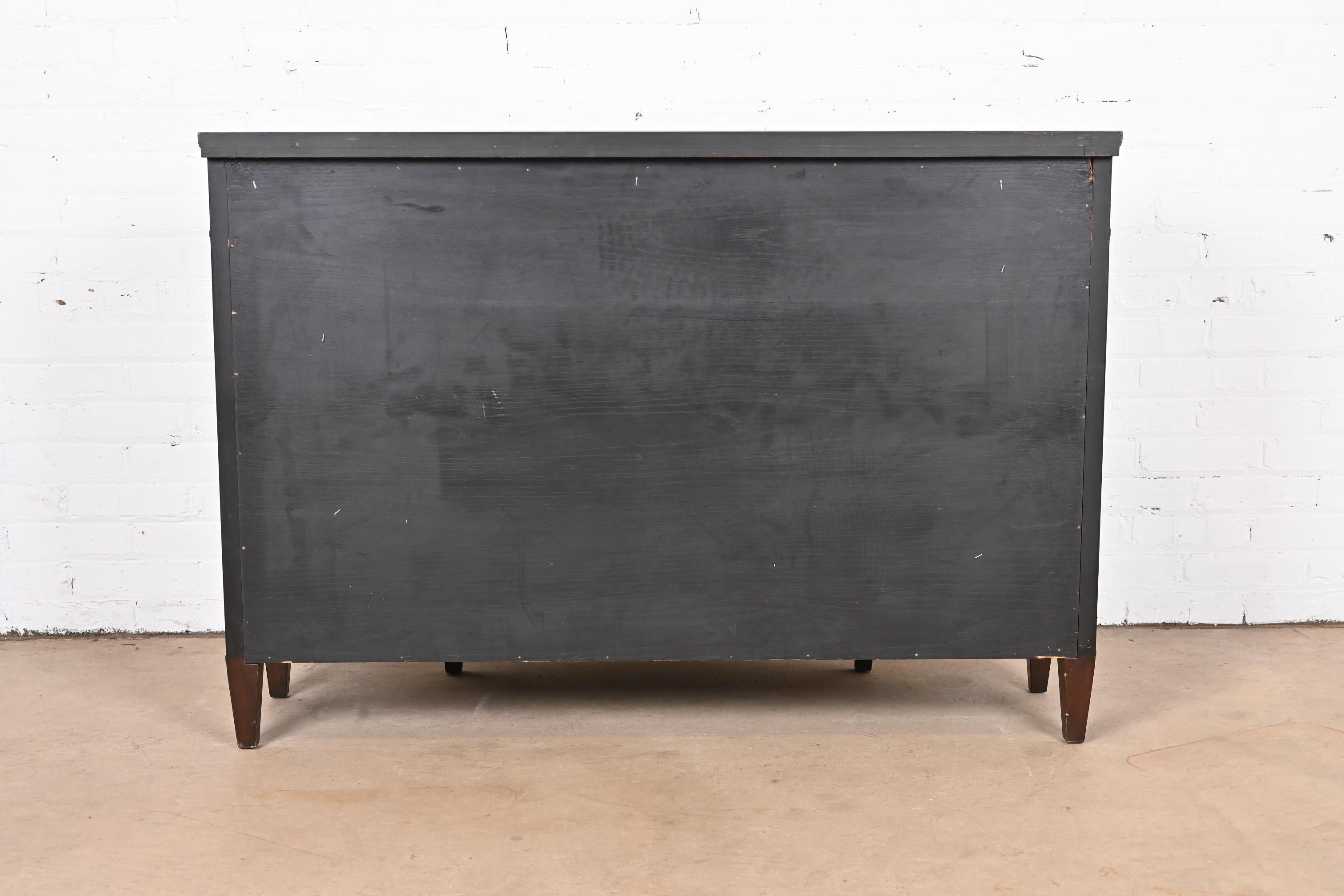 Baker Furniture Georgian Inlaid Mahogany Sideboard or Bar Cabinet 12