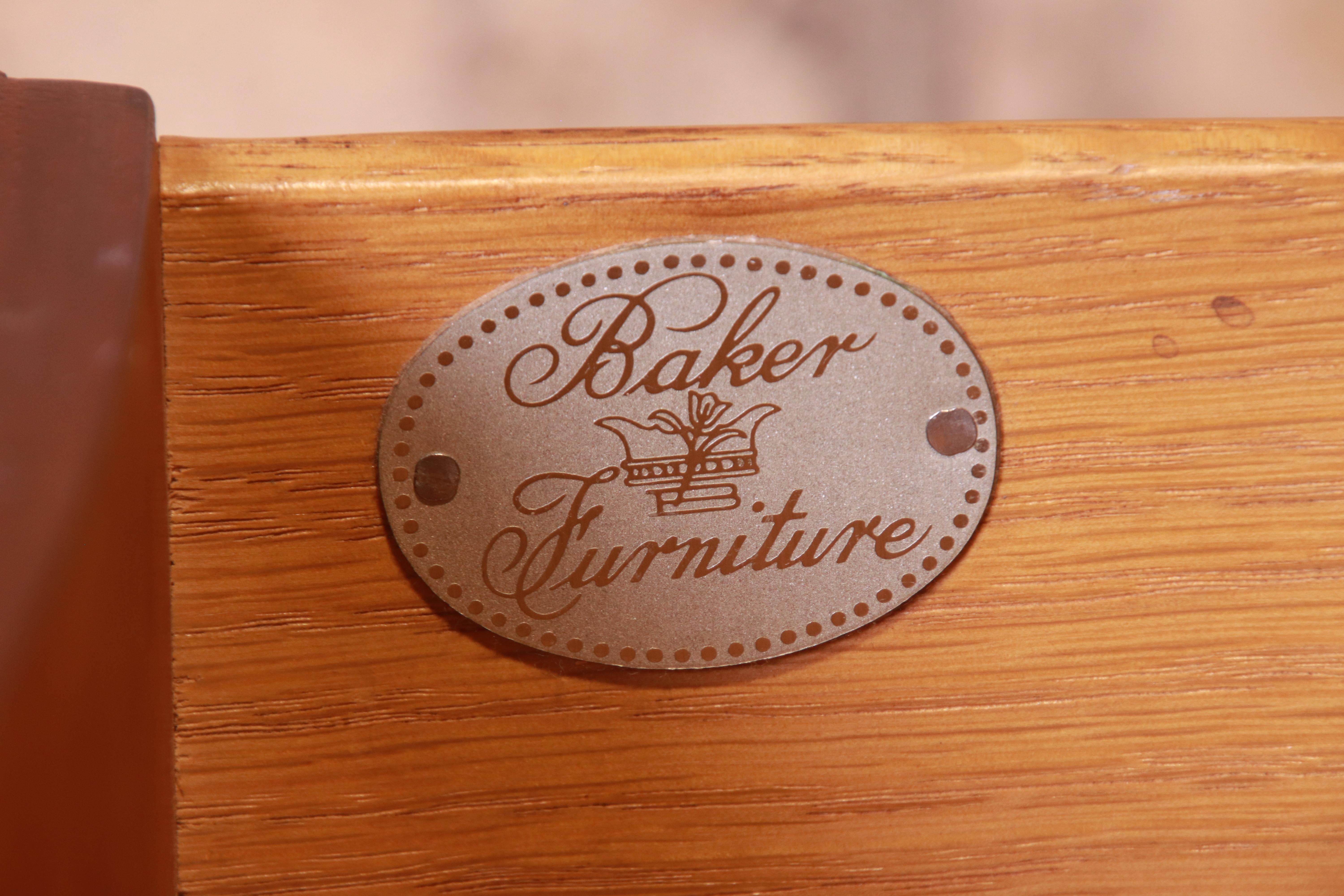 Baker Furniture Georgian Mahogany Armoire Dresser 7