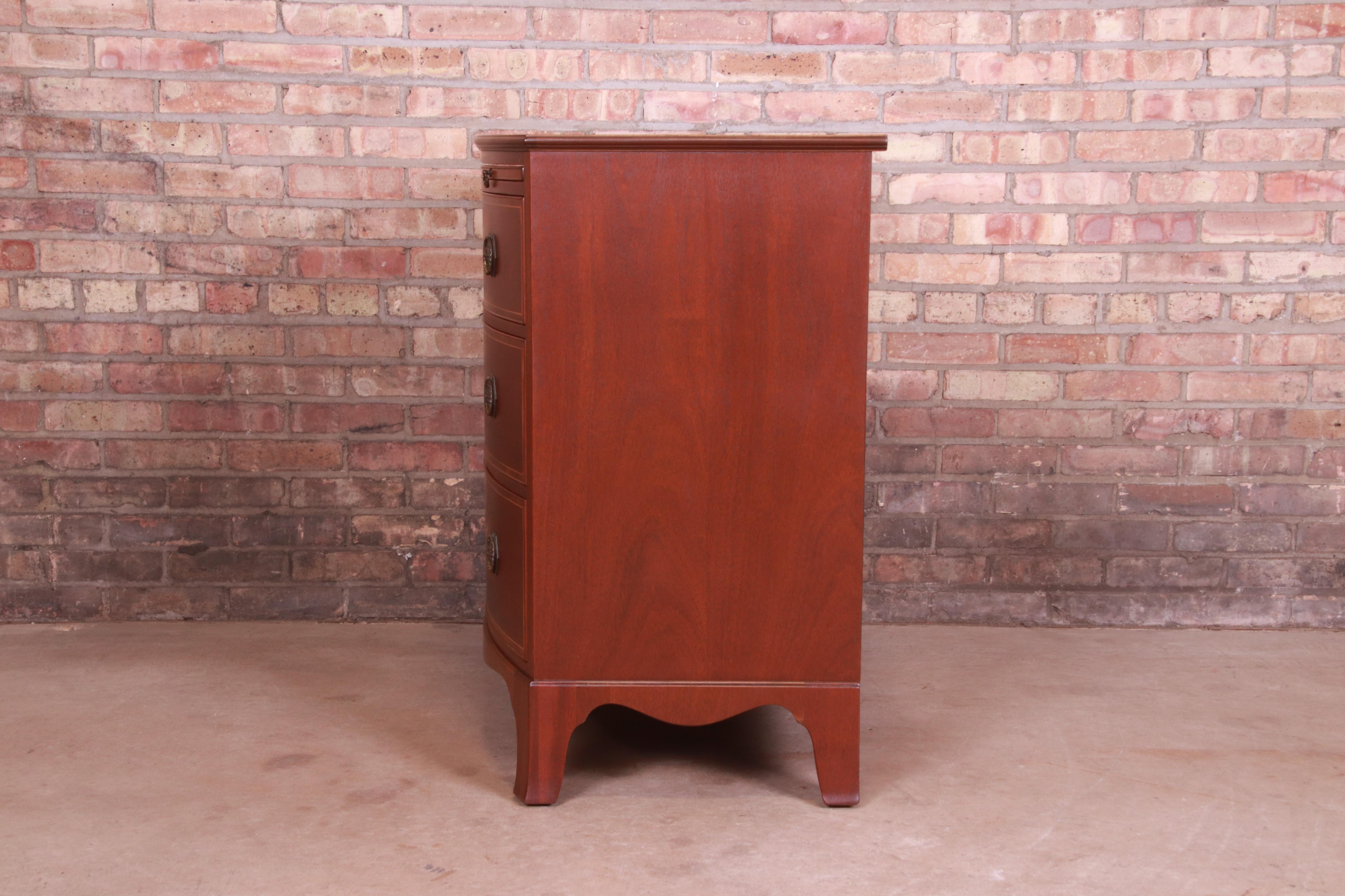 Baker Furniture Georgian Mahogany Chest of Drawers, Newly Refinished 7