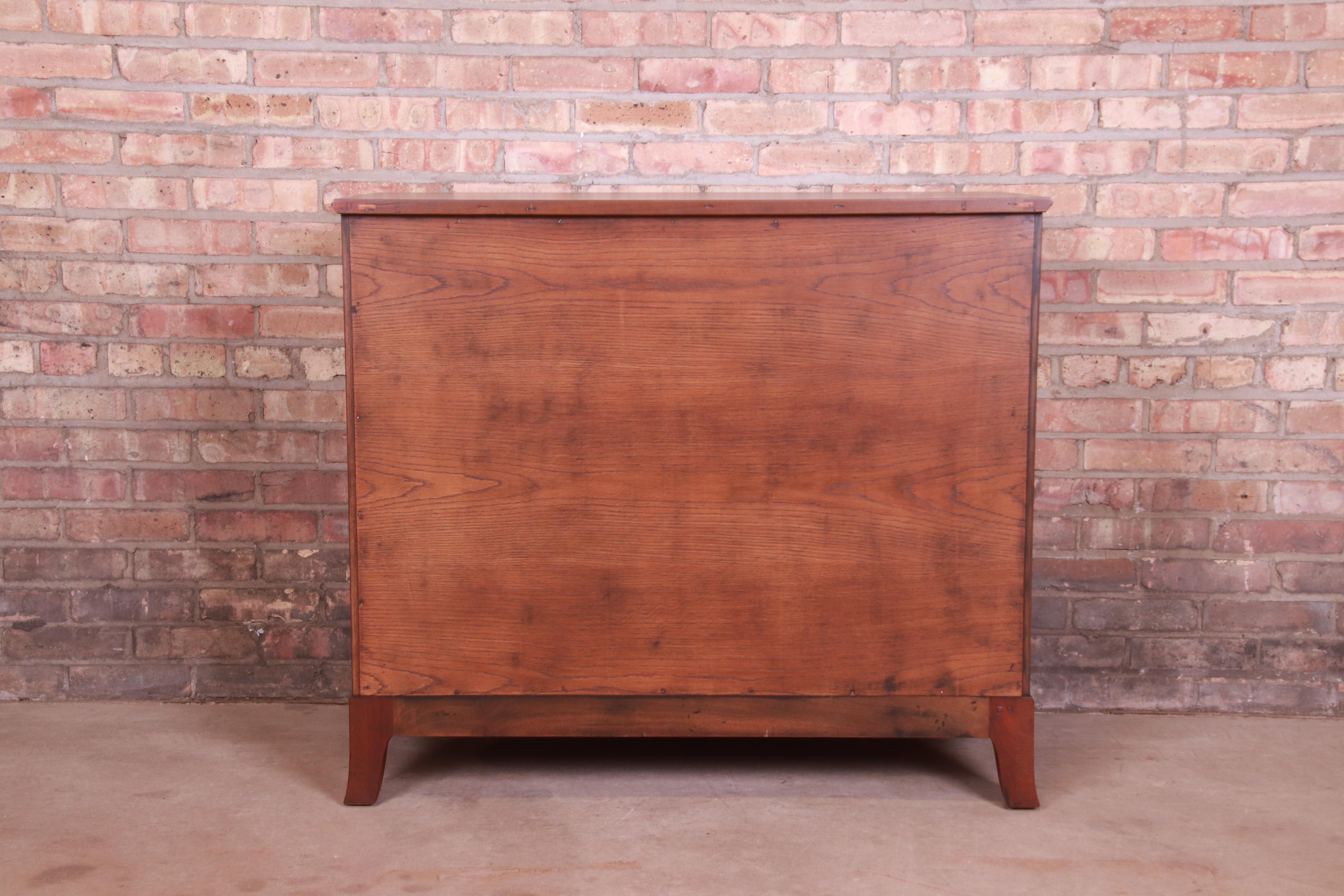 Baker Furniture Georgian Mahogany Chest of Drawers, Newly Refinished 9