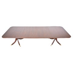 Baker Furniture Georgian Mahogany Extension Dining Table