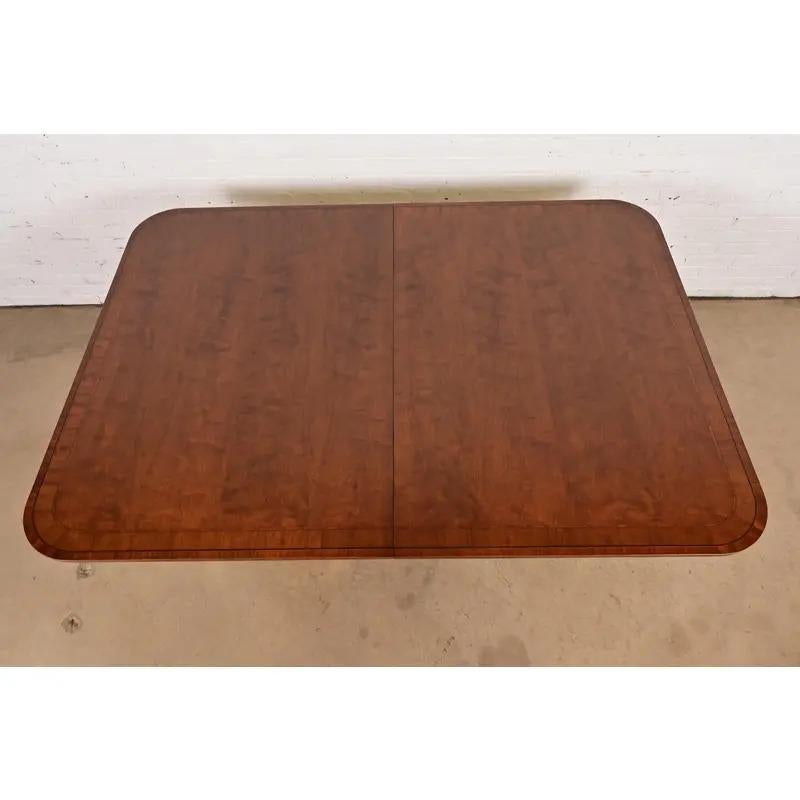 Baker Furniture Georgian Mahogany Extension Dining Table, Newly Refinished For Sale 6