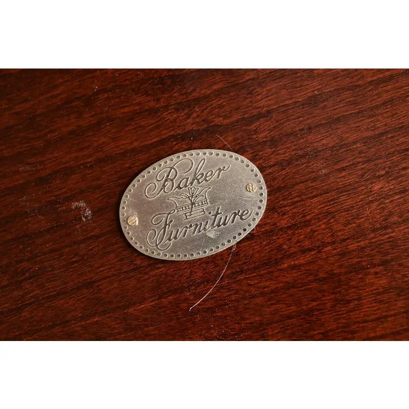 Baker Furniture Georgian Mahogany Extension Dining Table, Newly Refinished For Sale 9