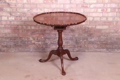 Baker Furniture Georgian Mahogany Pie Crust Tilt-Top Tea Table