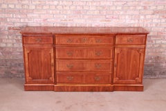 Baker Furniture Georgian Mahogany Sideboard or Bar Cabinet