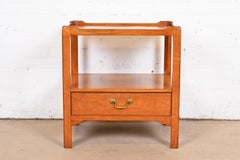 Baker Furniture Georgian Mahogany Two-Tier Nightstand or Side Table