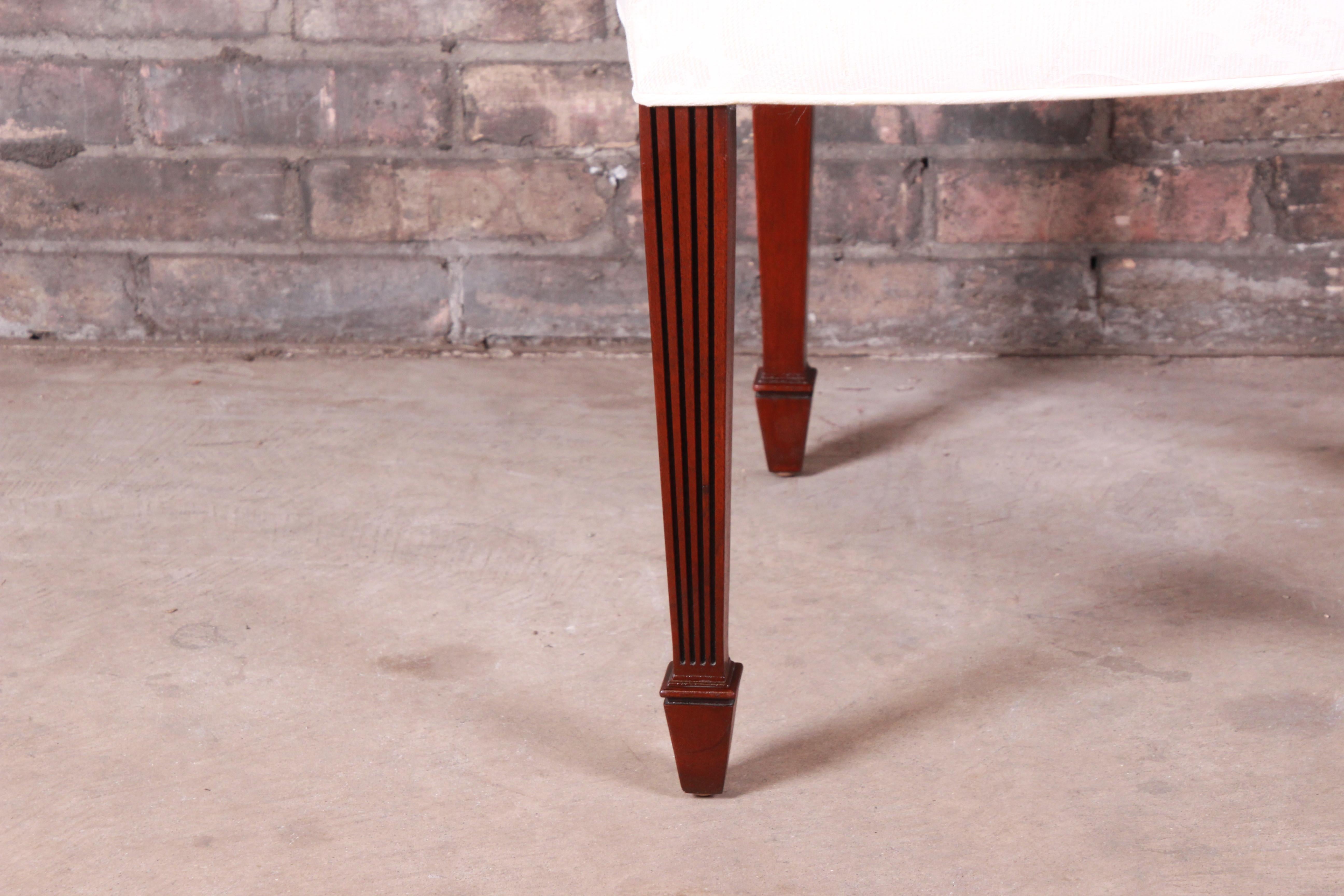 Baker Furniture Historic Charleston Carved Mahogany Dining Chairs, Set of Six 7