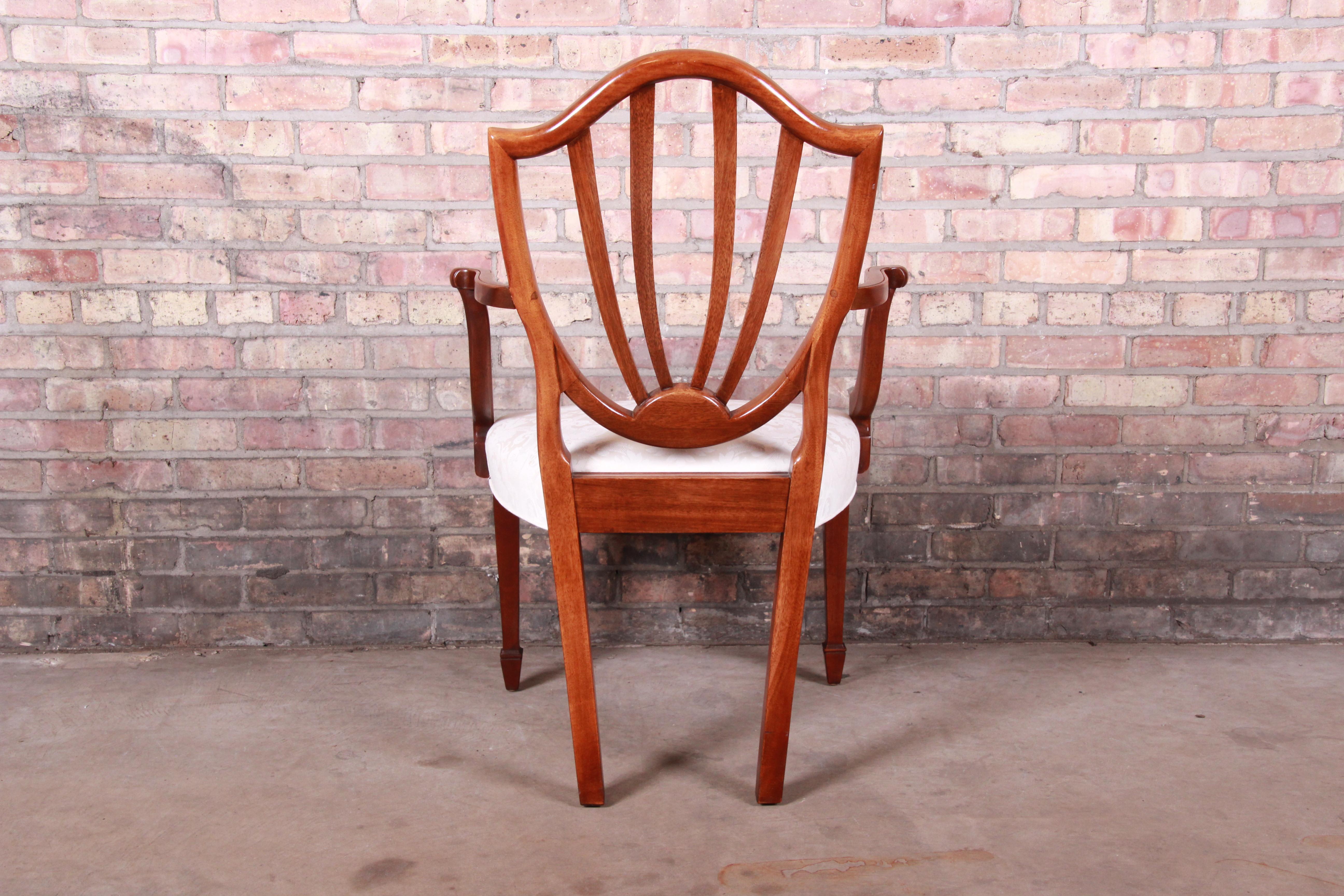 Baker Furniture Historic Charleston Carved Mahogany Dining Chairs, Set of Six 10