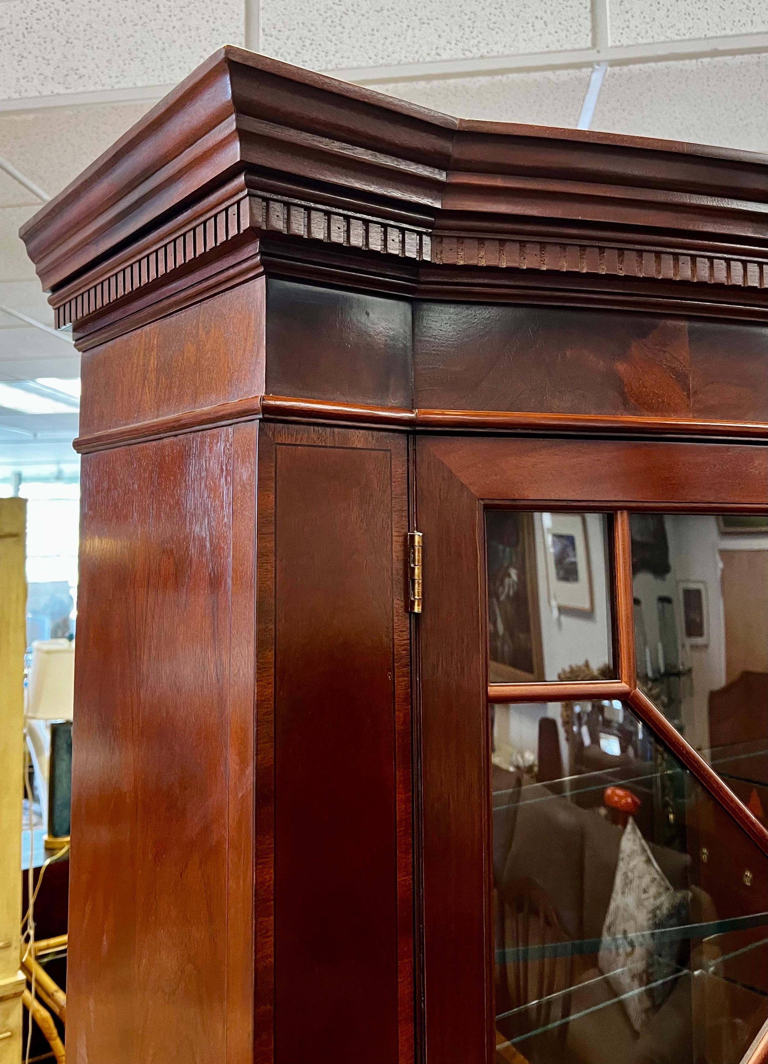 Baker Furniture Historic Charleston China Cabinet Breakfront Sideboard 4