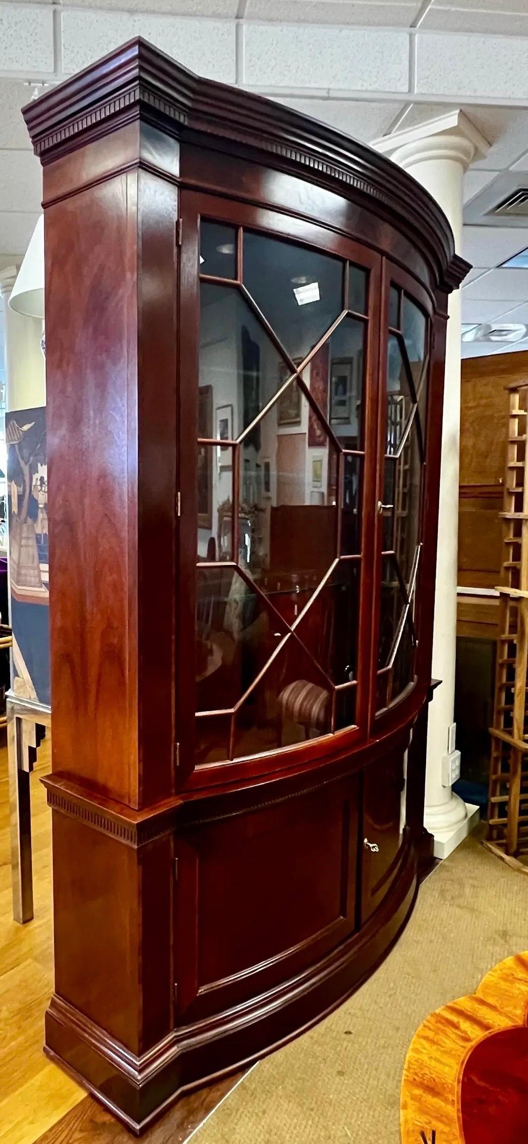 Baker Furniture Historic Charleston China Cabinet Breakfront Sideboard 6