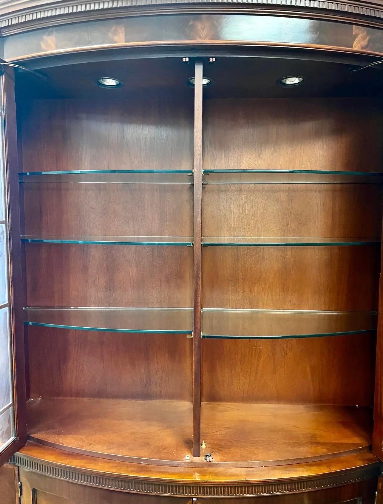 Baker Furniture Historic Charleston China Cabinet Breakfront Sideboard 8