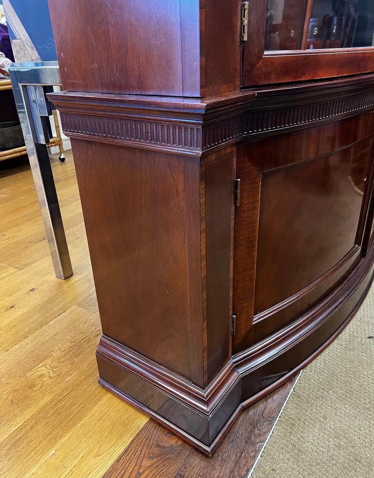 Baker Furniture Historic Charleston China Cabinet Breakfront Sideboard 10