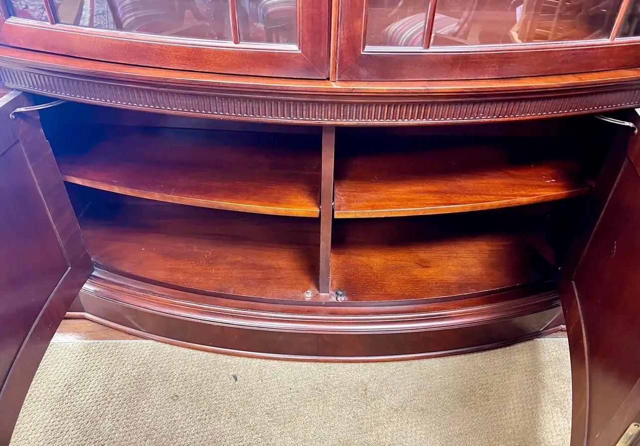 Baker Furniture Historic Charleston China Cabinet Breakfront Sideboard 11