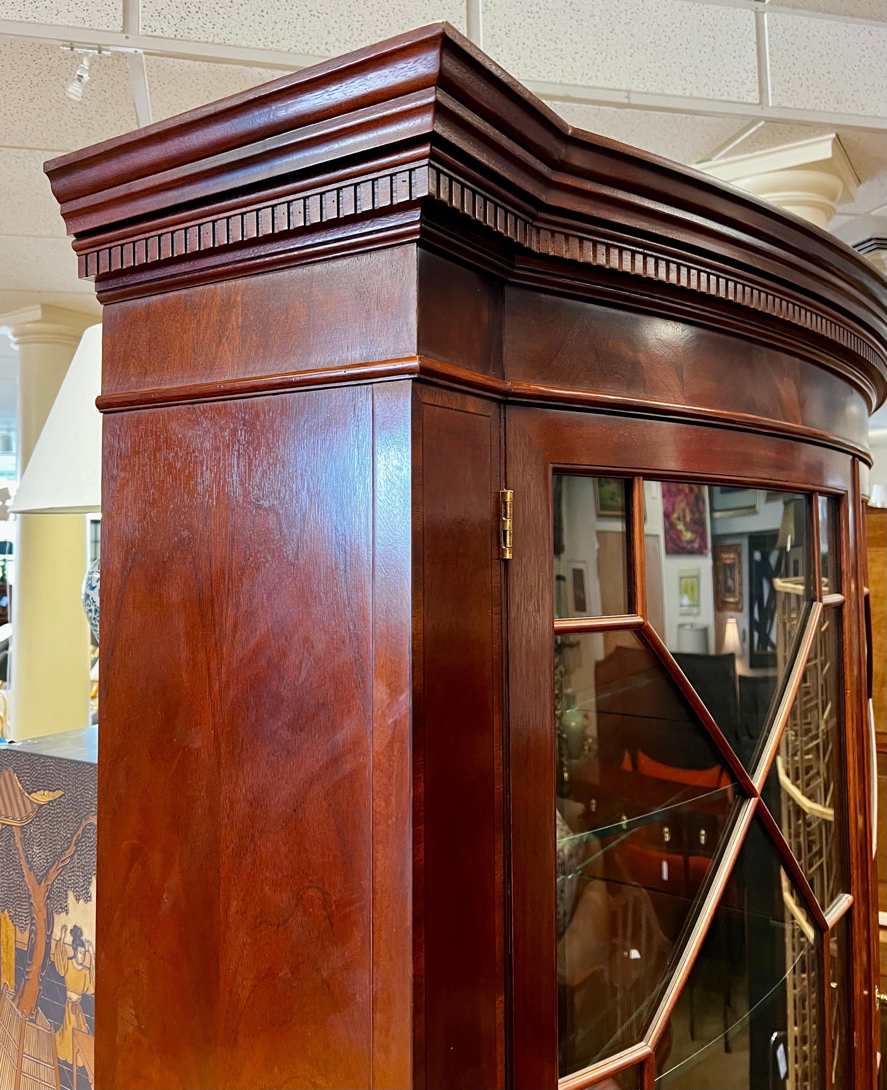 American Baker Furniture Historic Charleston China Cabinet Breakfront Sideboard