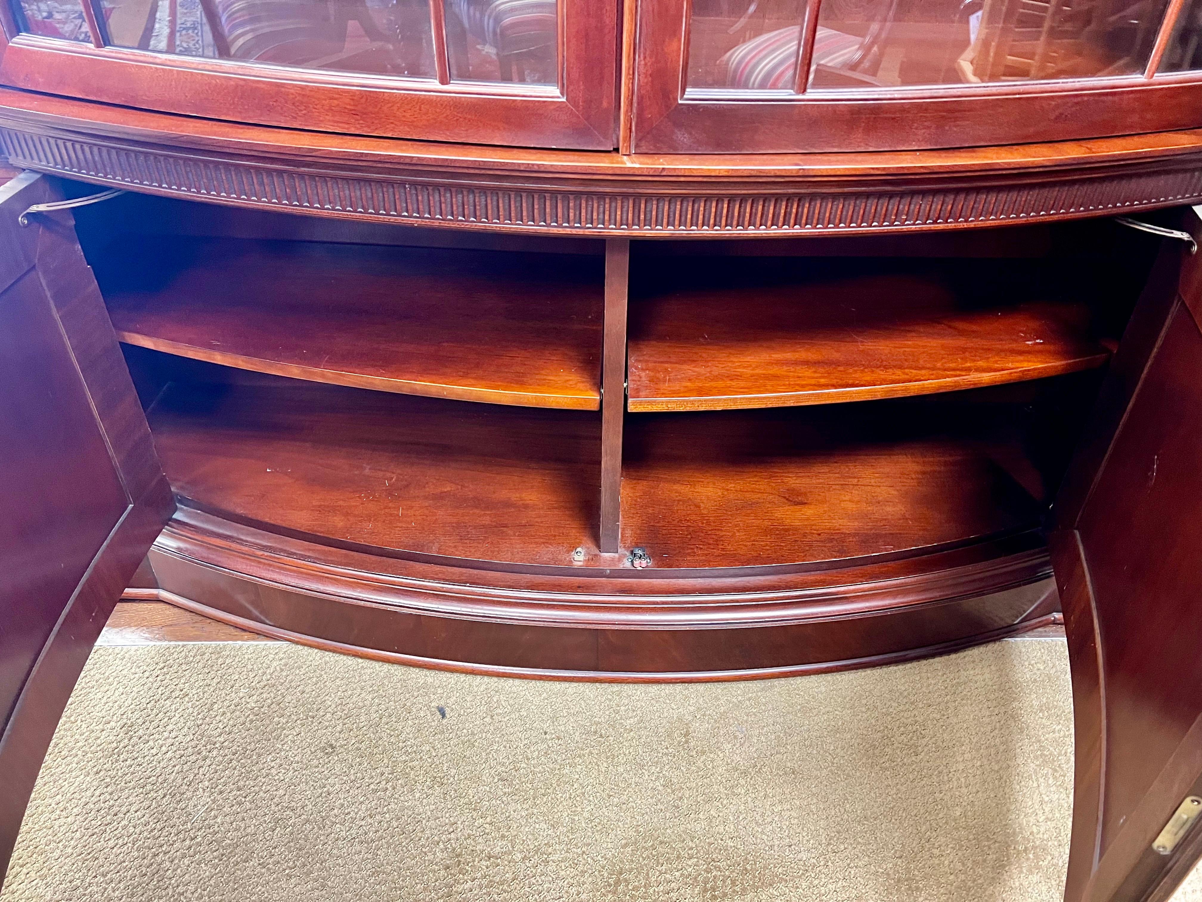 Baker Furniture Historic Charleston China Cabinet Breakfront Sideboard 1