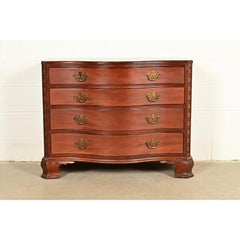 Baker Furniture Historic Charleston Chippendale Carved Mahogany Dresser Chest
