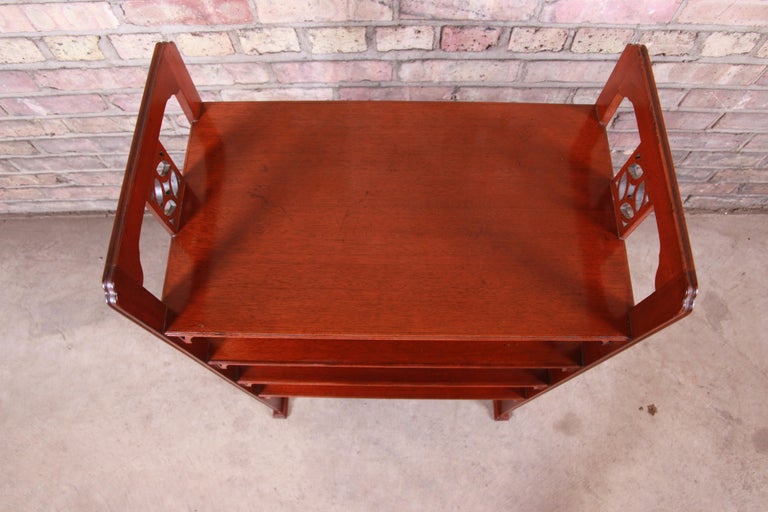 Baker Furniture Historic Charleston Collection Carved Mahogany Four