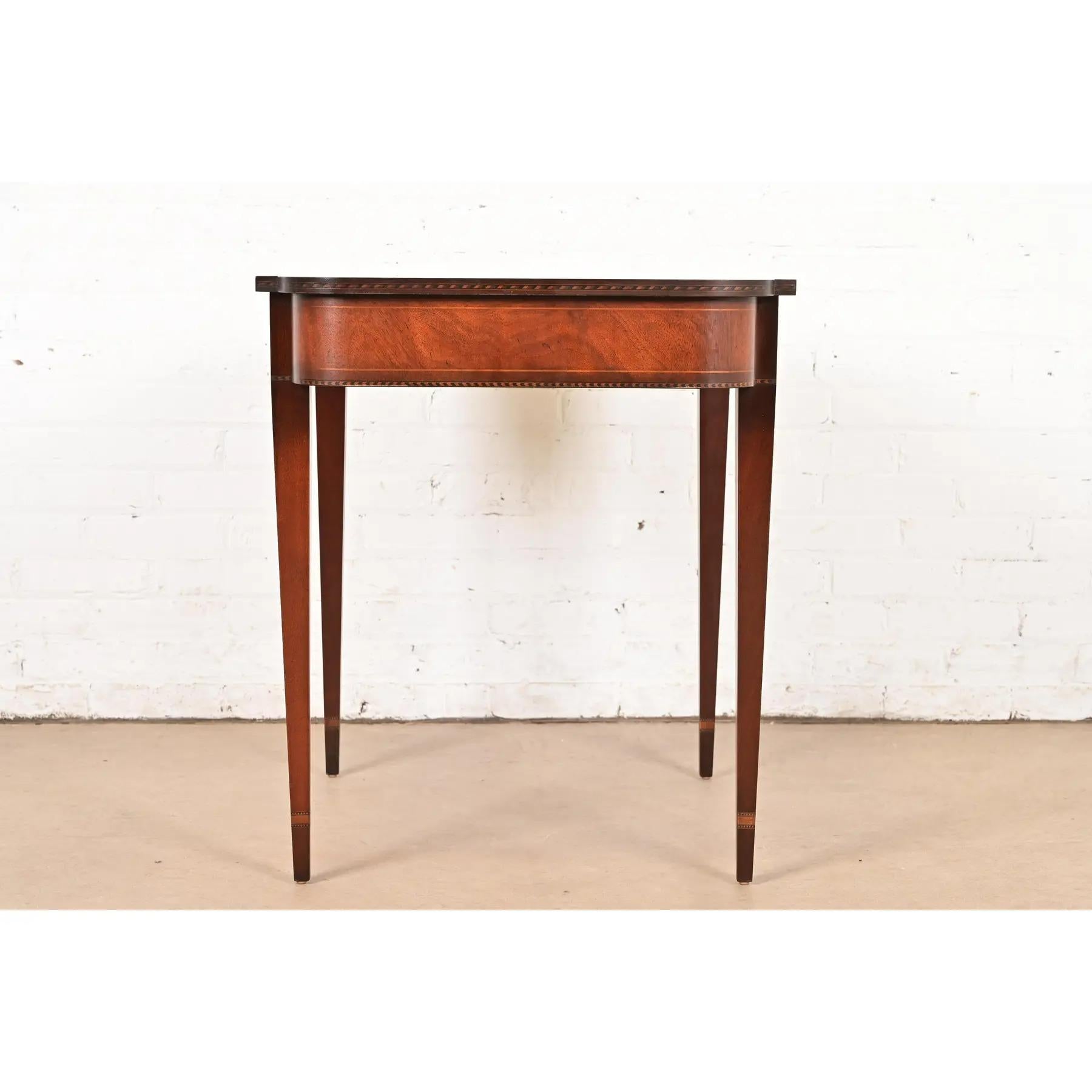 Baker Furniture Historic Charleston Collection Federal Mahogany Spieltisch im Angebot 4