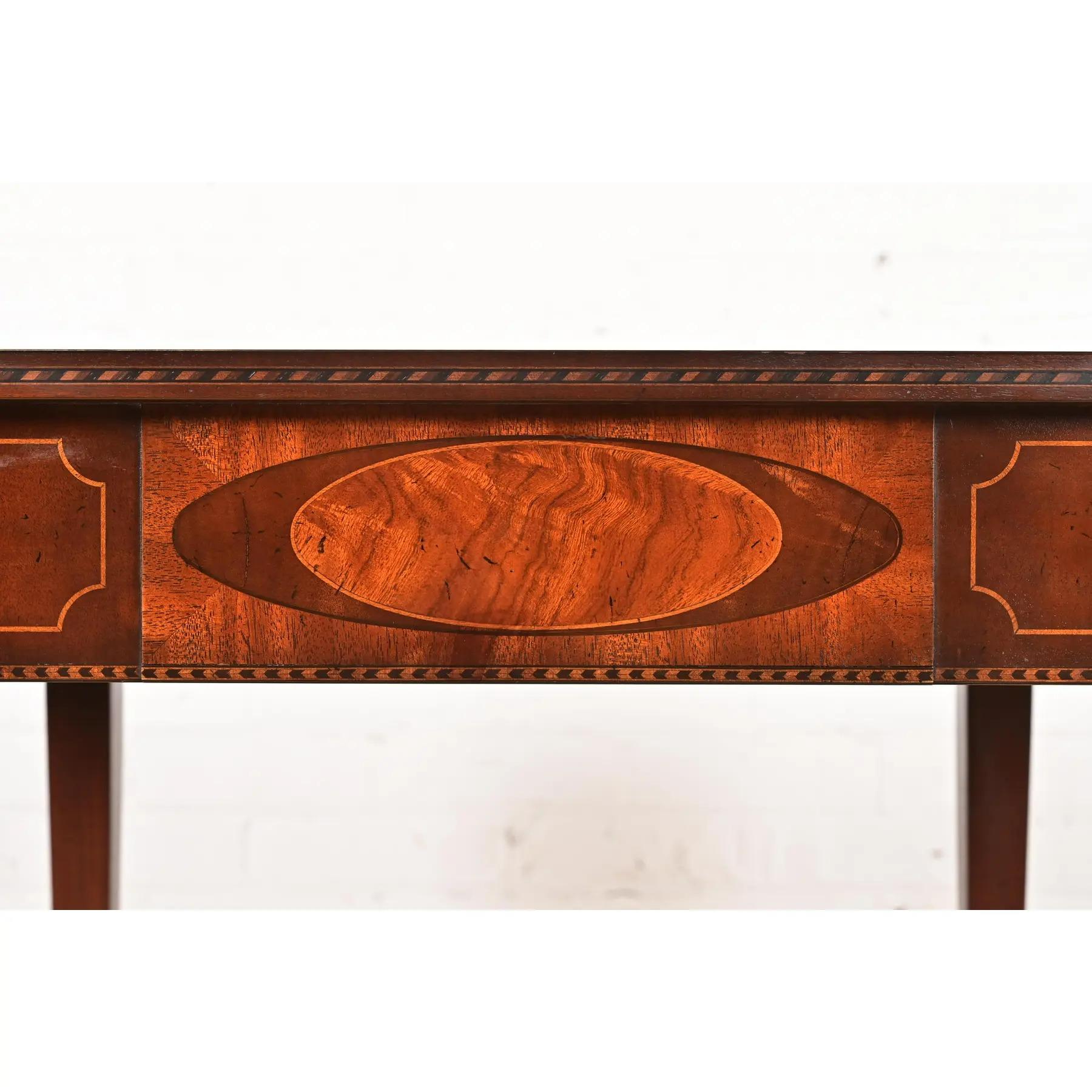 Baker Furniture Historic Charleston Collection Federal Mahogany Spieltisch im Angebot 1
