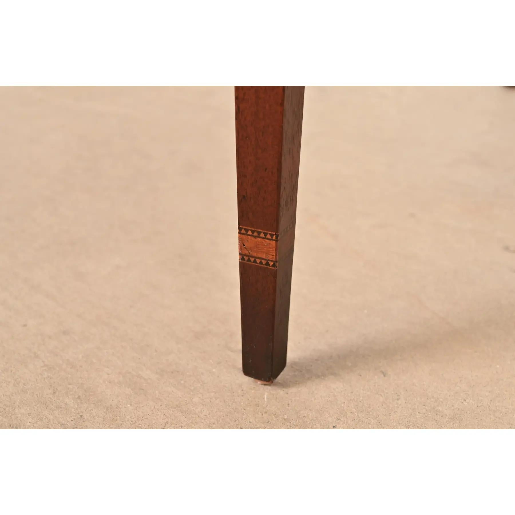 Baker Furniture Historic Charleston Collection Federal Mahogany Spieltisch im Angebot 2