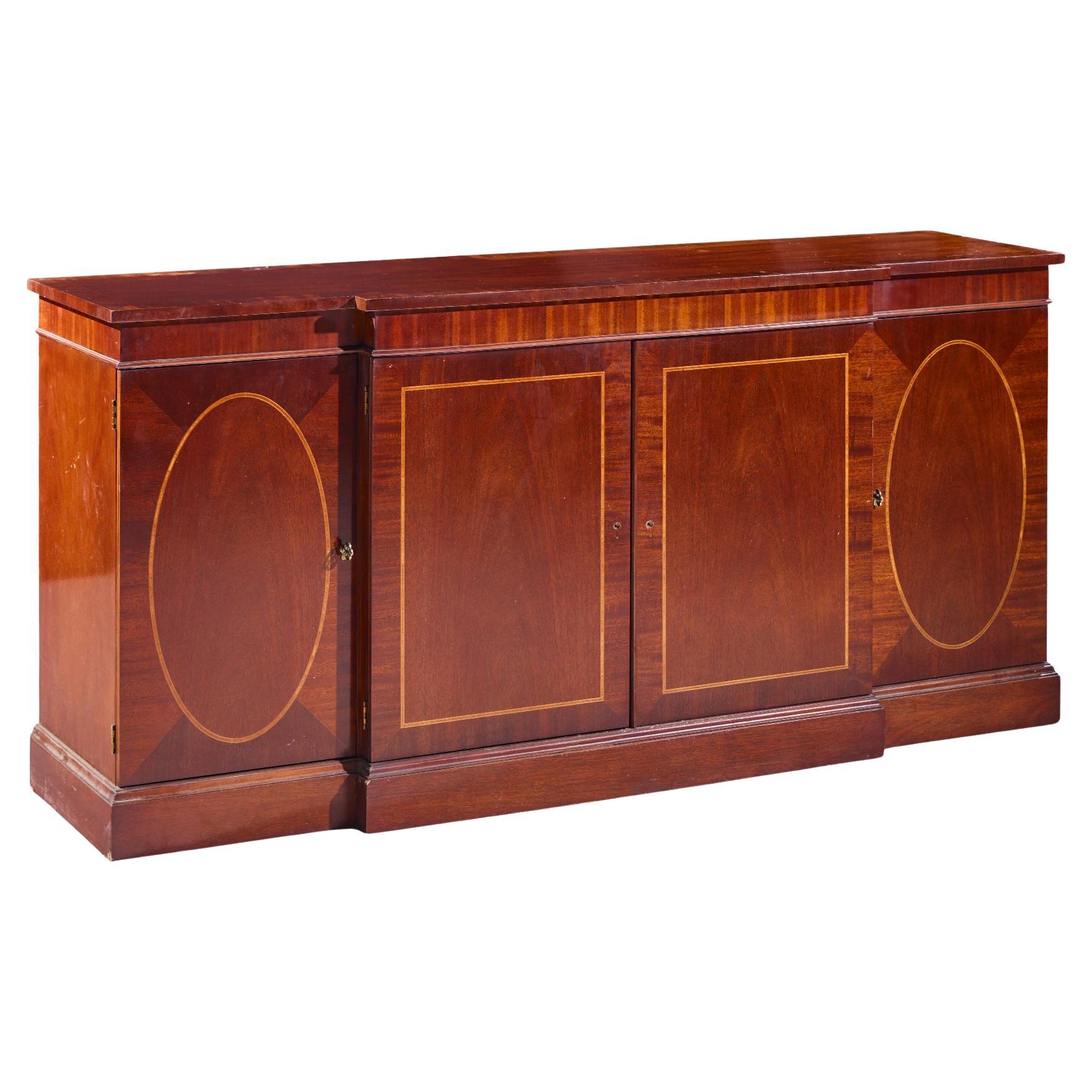 Baker Furniture Historic Charleston Collection Mahogany Buffet Credenza For Sale