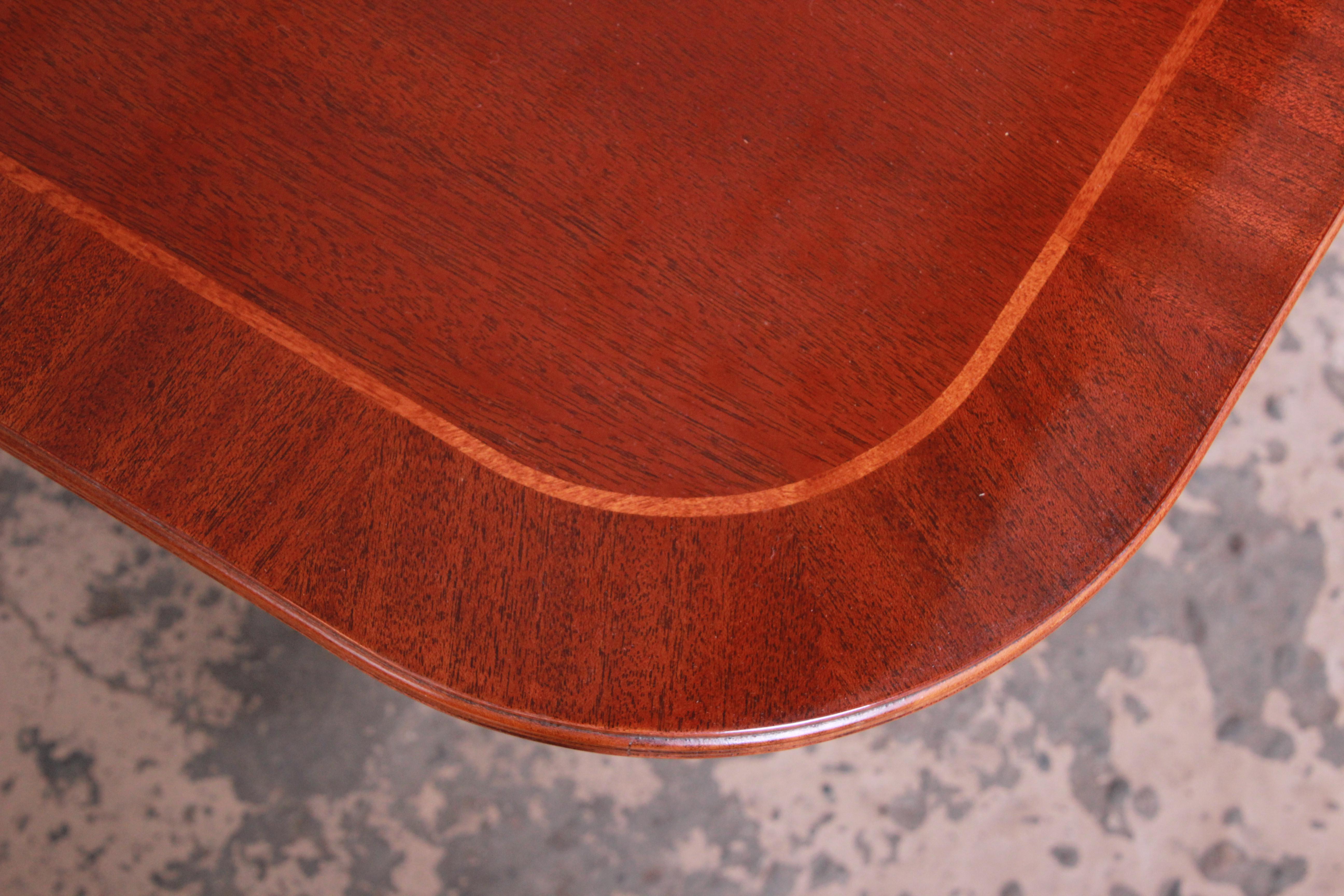 Baker Furniture Historic Charleston Collection Mahogany Extension Dining Table 1