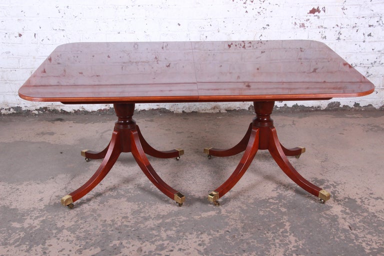 Baker Furniture Historic Charleston Collection Mahogany Extension Dining Table At 1stdibs