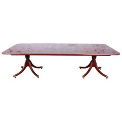 Baker Furniture Historic Charleston Collection Mahogany Extension Dining Table
