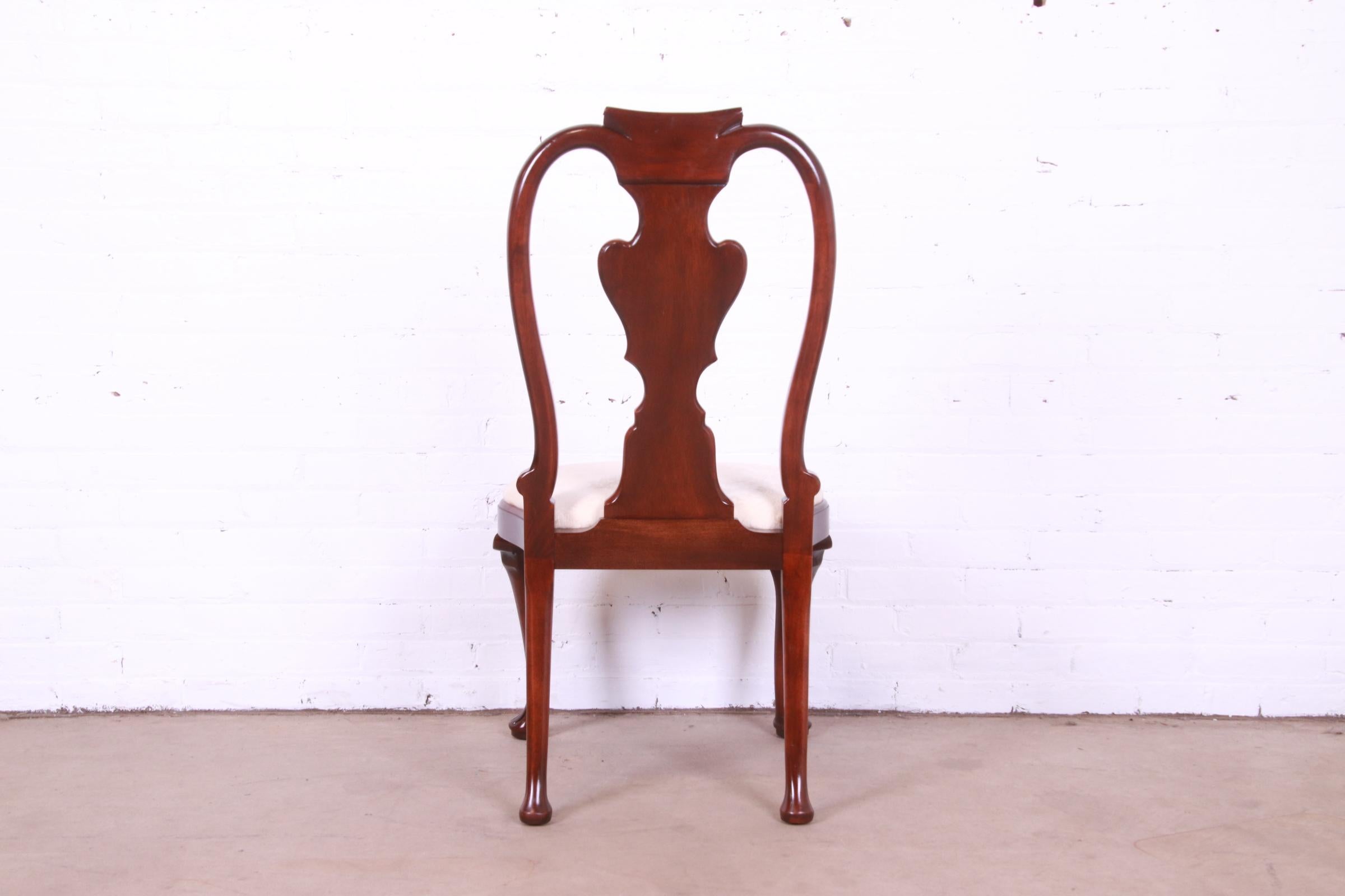 Baker Furniture Historic Charleston Georgian Carved Mahogany Dining Chairs, Six 9