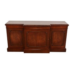 Baker Furniture Historic Charleston Georgian Flame Mahogany Breakfront Sideboard