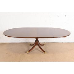 Baker Furniture Historic Charleston Georgian Mahogany Dining Table, Refinished