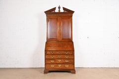 Baker Furniture Historic Charleston Georgian Mahogany Drop Front Secretary Desk