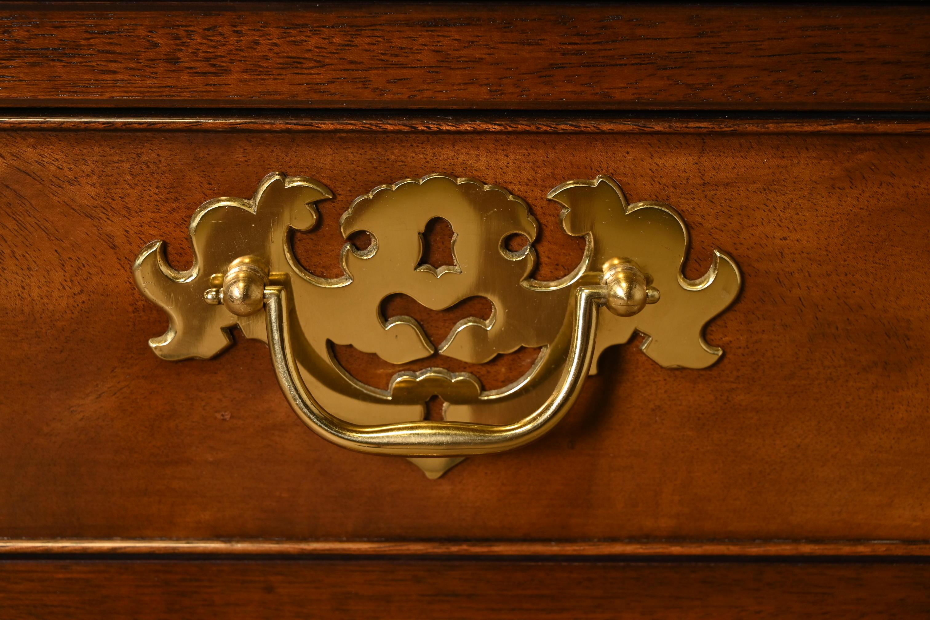 Baker Furniture Historic Charleston Georgian Mahogany Drop Front Secretary Desk 2