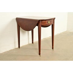 Baker Furniture Historic Charleston Georgian Mahogany Pembroke Side Table