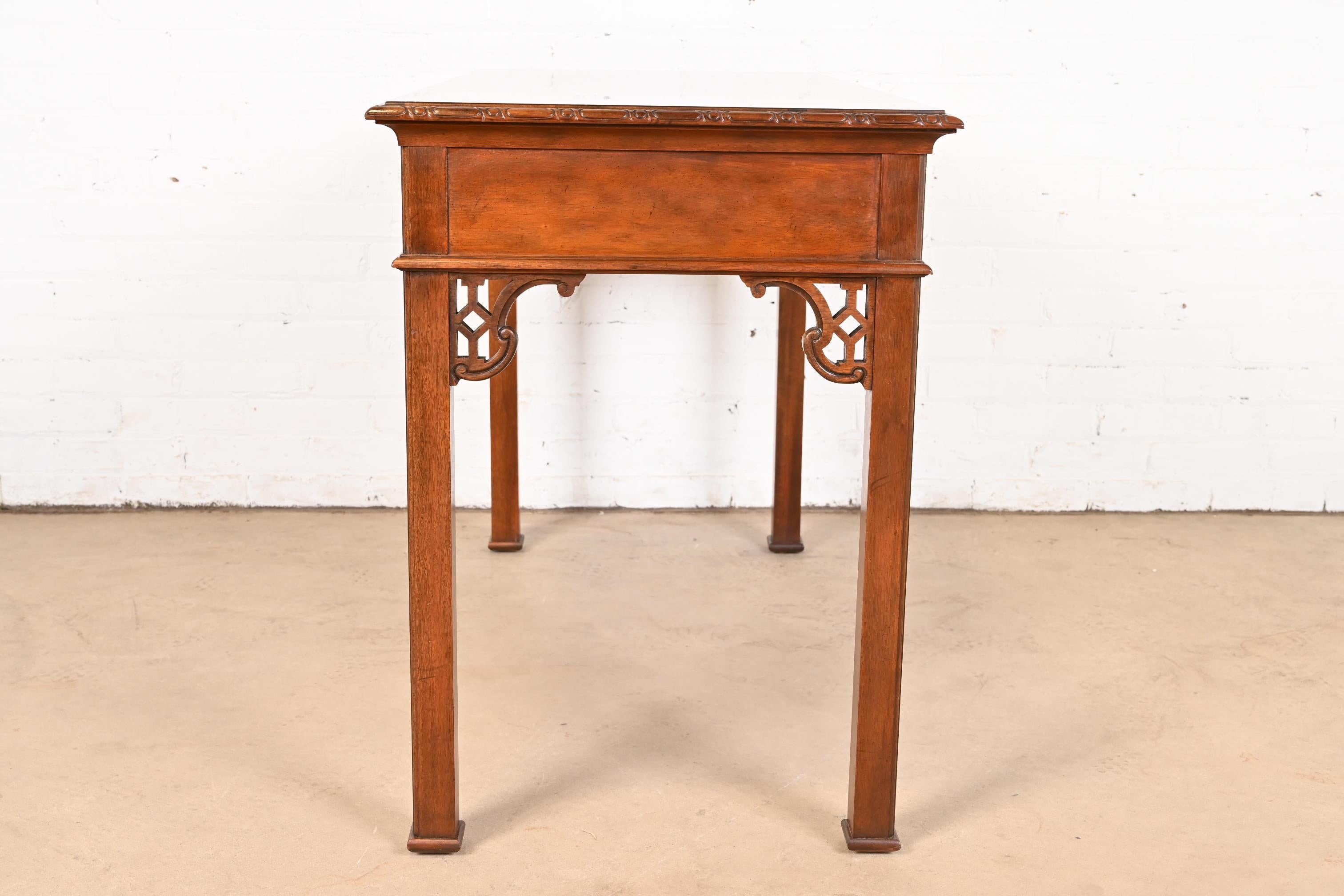 Baker Furniture Historic Charleston Georgian Mahogany Writing Desk or Console 8