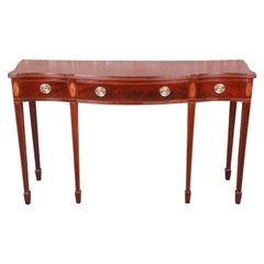 Baker Furniture Historic Charleston Inlaid Mahogany Federal Sideboard Credenza