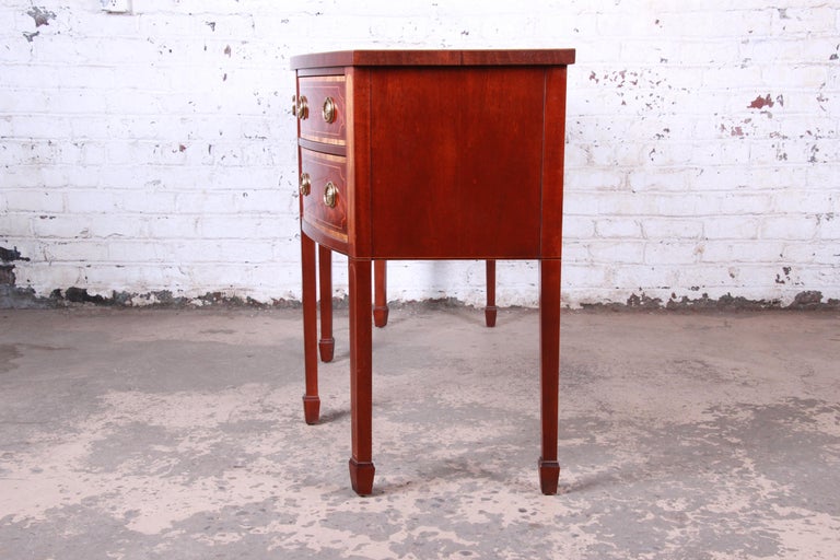 Baker Furniture Historic Charleston Inlaid Satinwood and Mahogany
