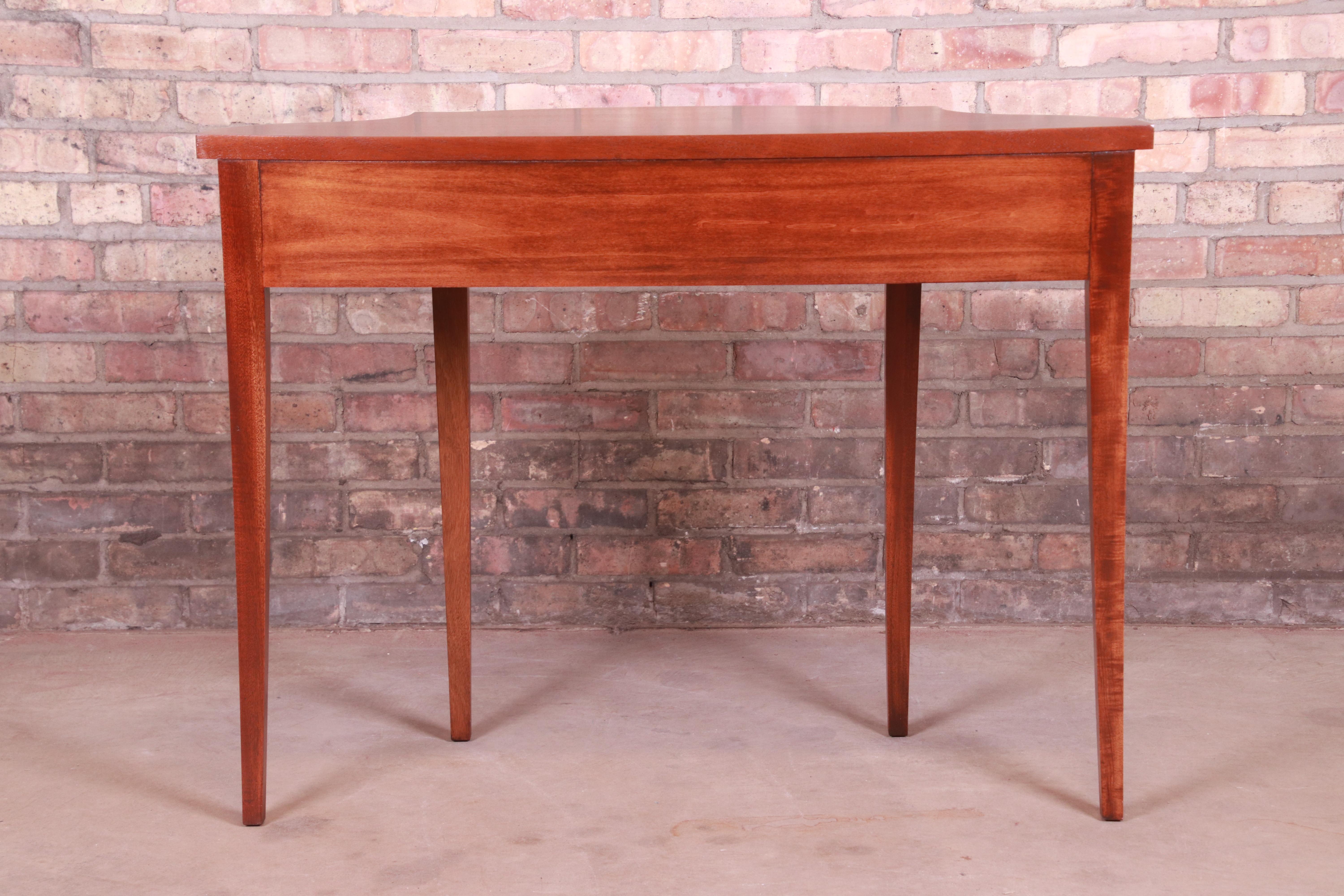 Baker Furniture Historic Charleston Mahogany Console Table, Newly Refinished 4