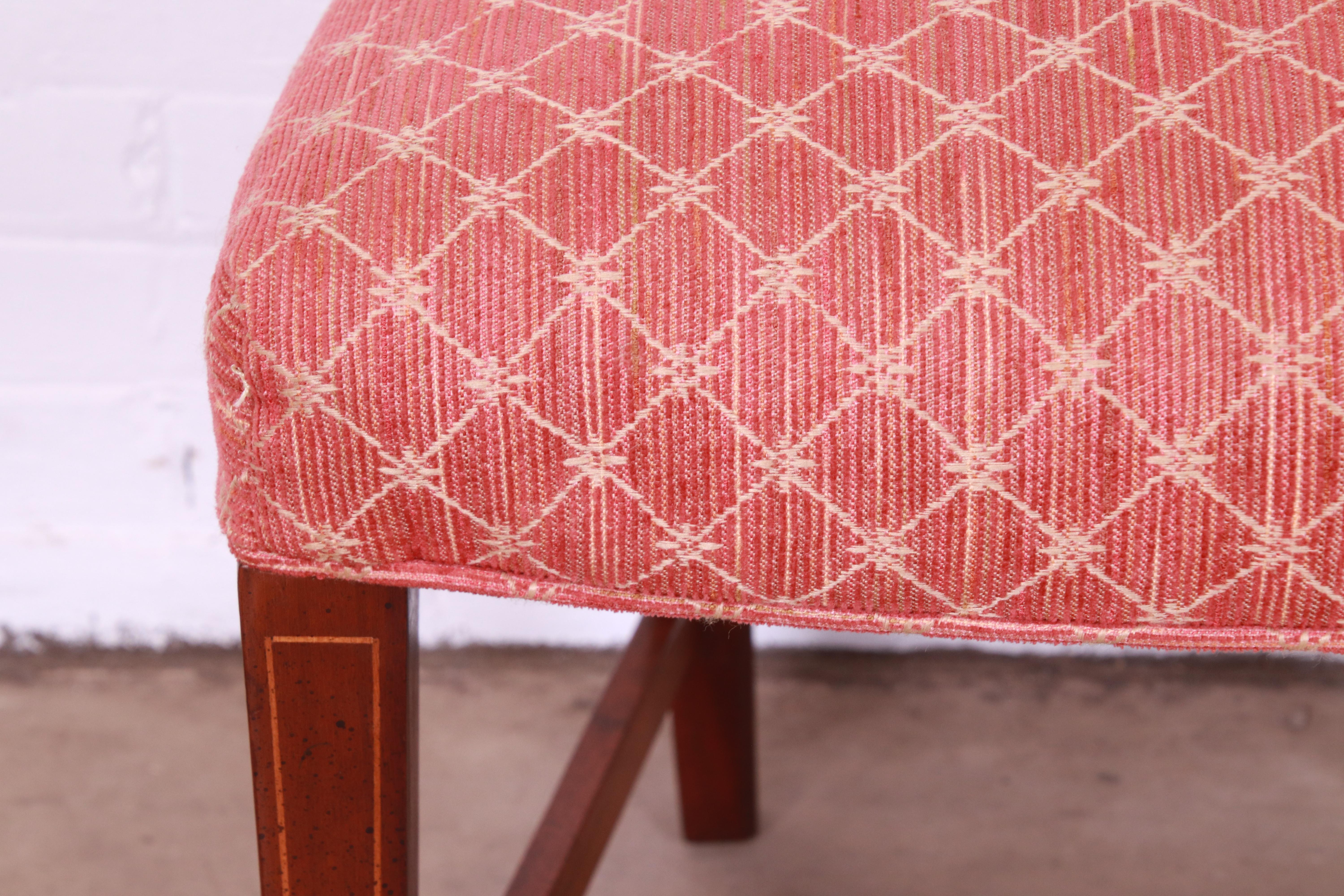 Baker Furniture Historic Charleston Mahogany Shield Back Dining Chairs, Set of 8 5