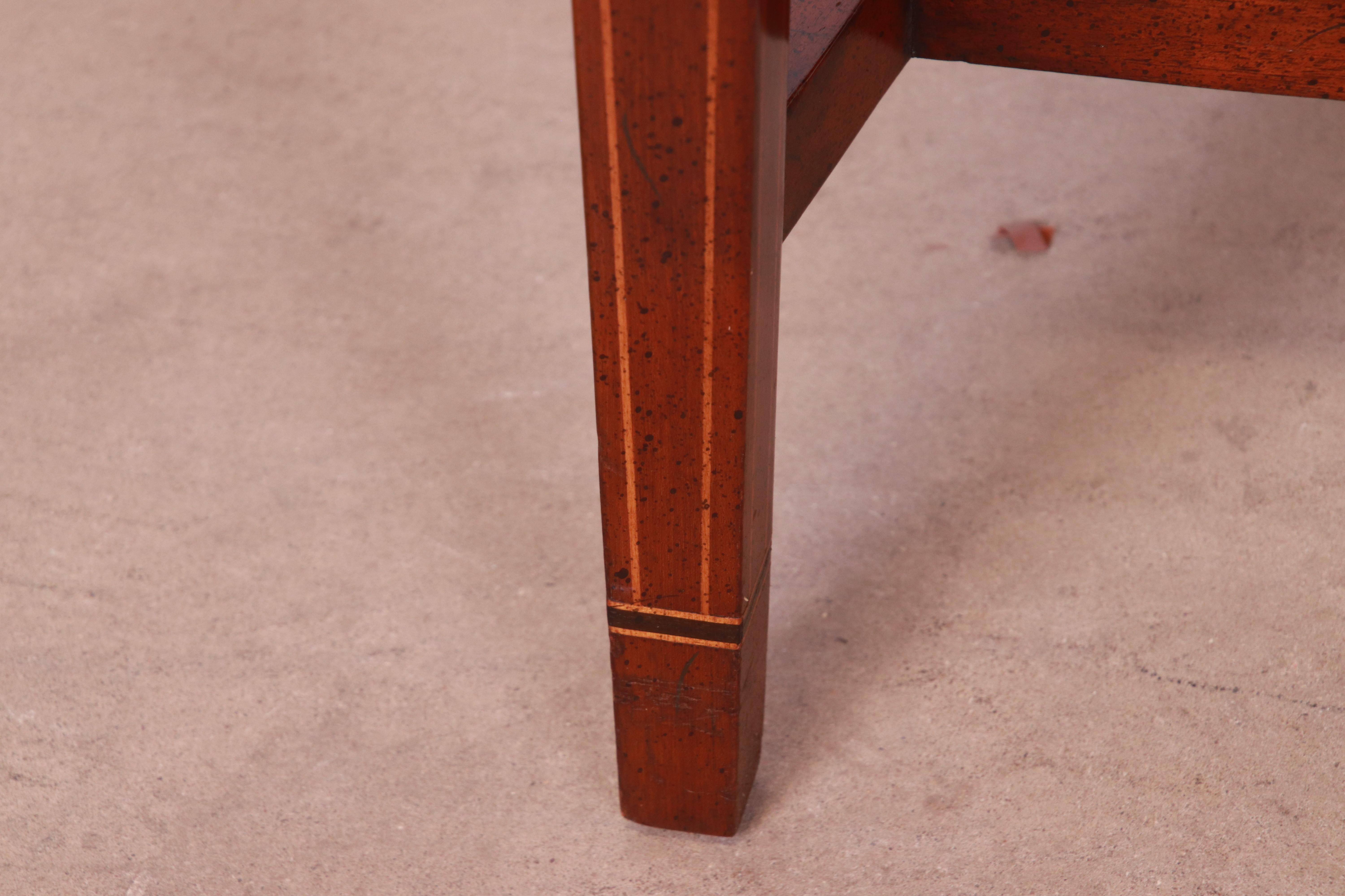 Baker Furniture Historic Charleston Mahogany Shield Back Dining Chairs, Set of 8 6