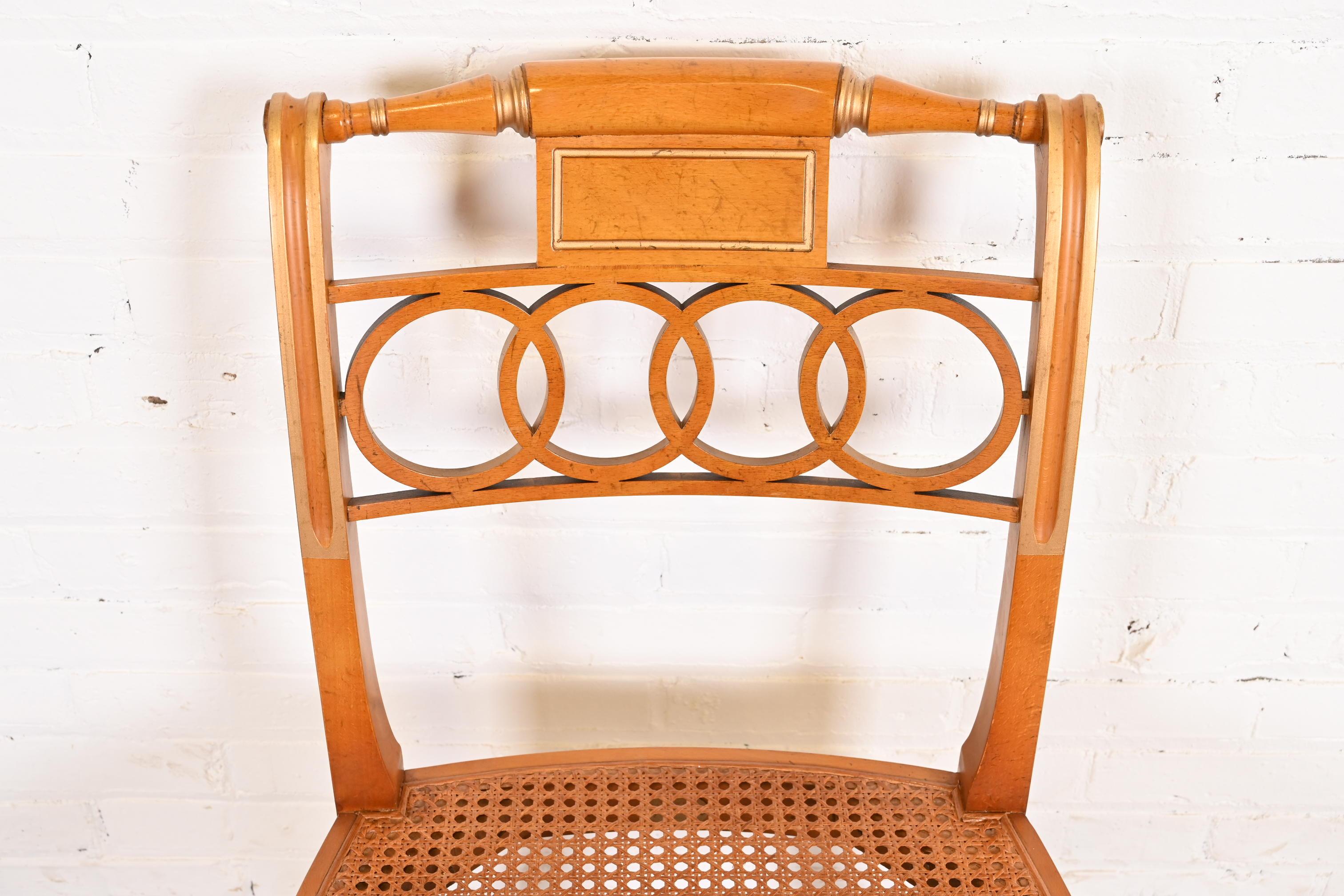 Baker Furniture Historic Charleston Regency Dining Chairs, Set of Eight 4