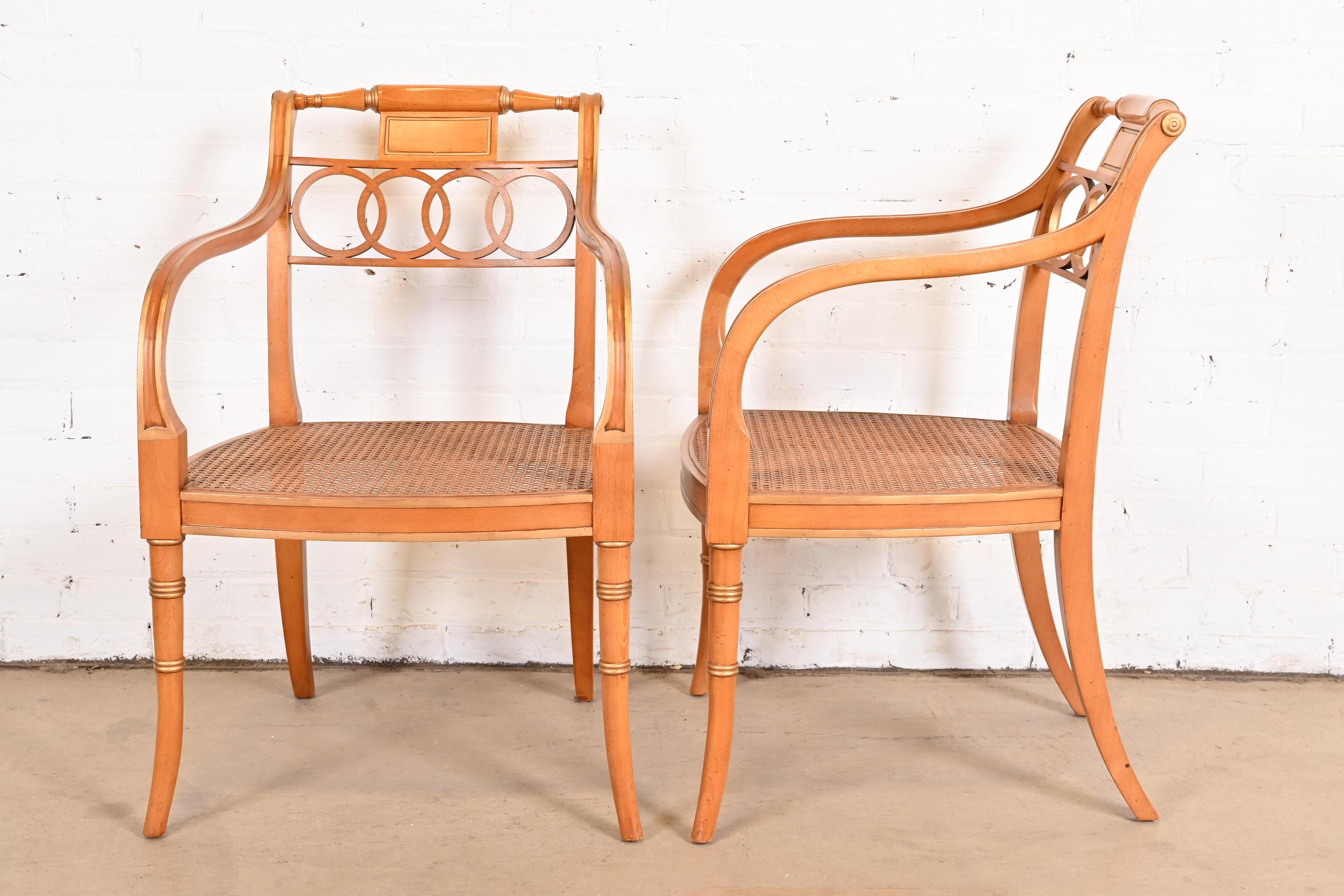 Baker Furniture Historic Charleston Regency Dining Chairs, Set of Eight 7