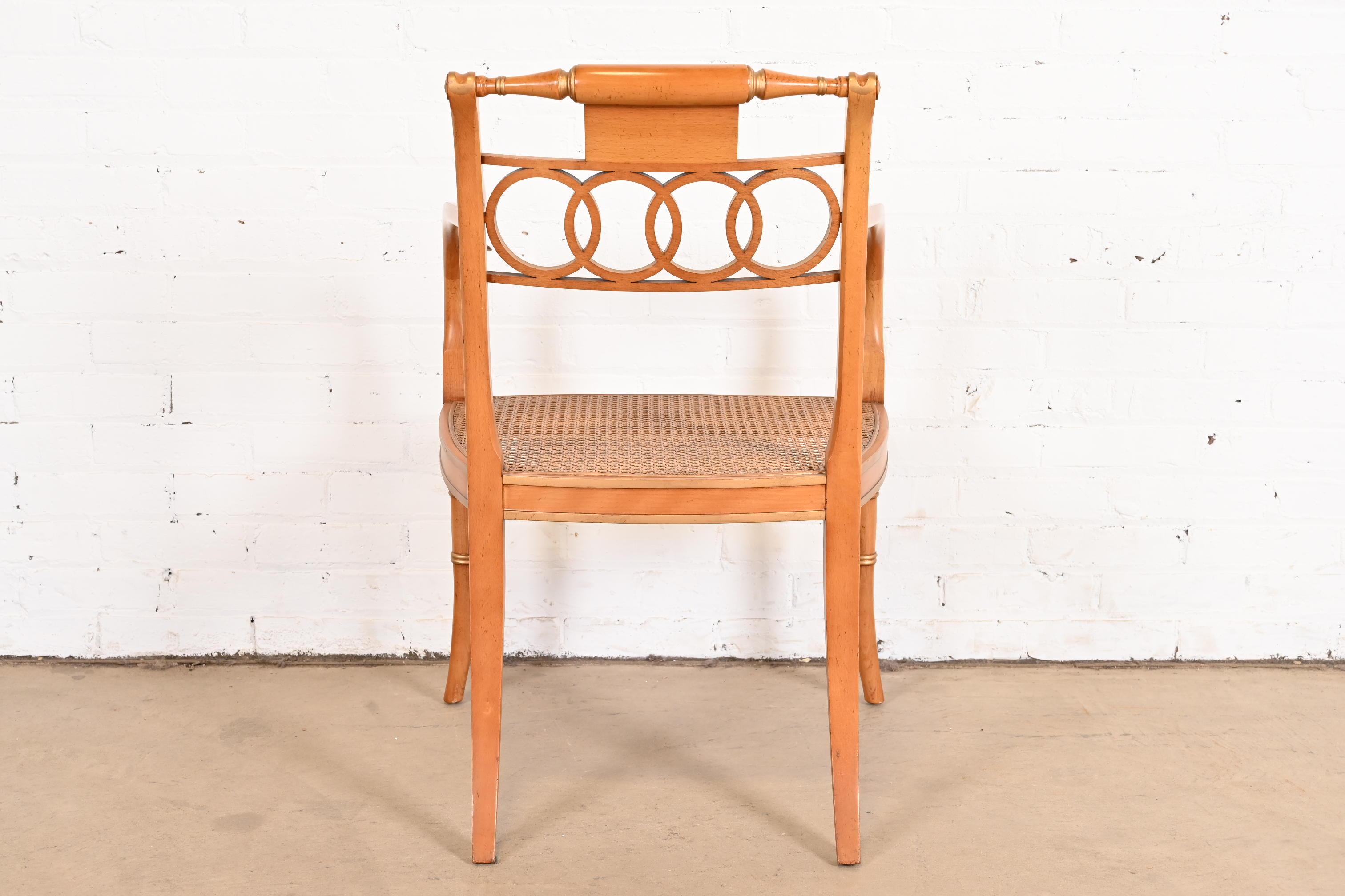 Baker Furniture Historic Charleston Regency Dining Chairs, Set of Eight 10