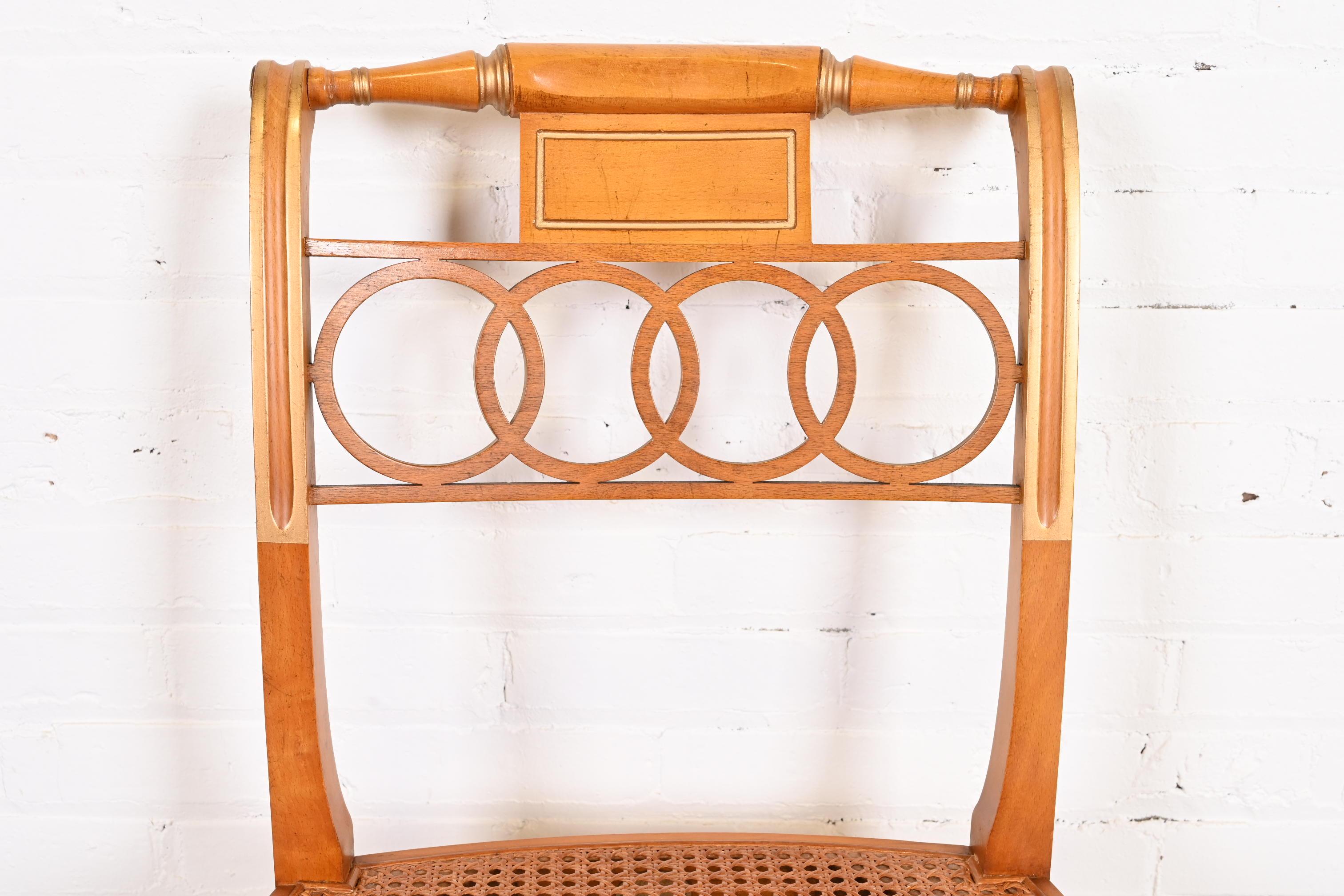 Baker Furniture Historic Charleston Regency Dining Chairs, Set of Six 4