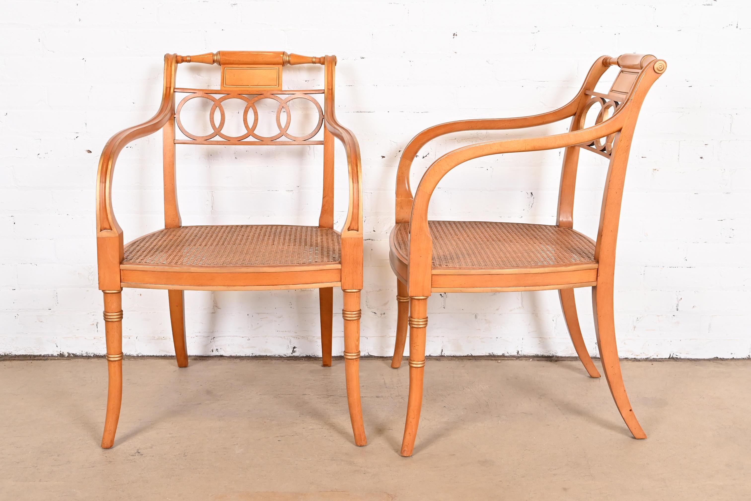 Baker Furniture Historic Charleston Regency Dining Chairs, Set of Six 9