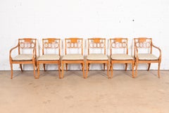 Baker Furniture Historic Charleston Regency Dining Chairs, Set of Six